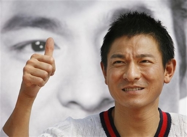 Andy Lau attends the 11th Pusan International Film Festival