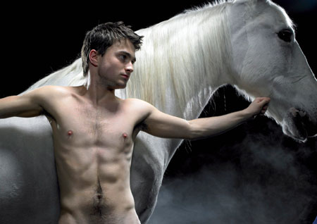 Harry Potter star Daniel Radcliffe is seen in this undated handout publicity picture for 