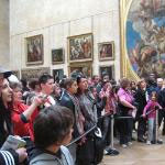 Celebrating art's past and present, at the Louvre