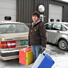 Meals on wheels delivers food, companionship