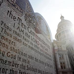 Debating the display of Ten Commandments in public schools and buildings