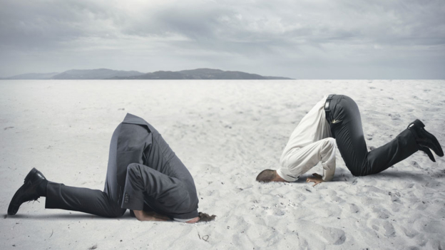 To bury your head in the sand 逃避現(xiàn)實(shí)