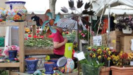 An explosion of color at the National Cathedral Flower Mart; sheep and wool celebrated at Maryland Festival