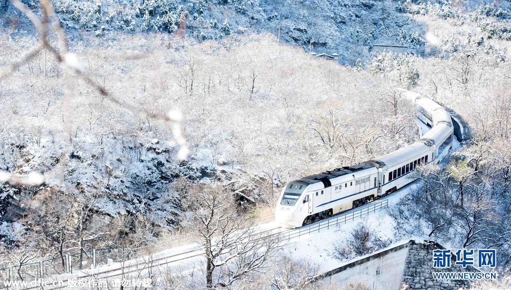 雪后居庸關(guān)長城美景（組圖）