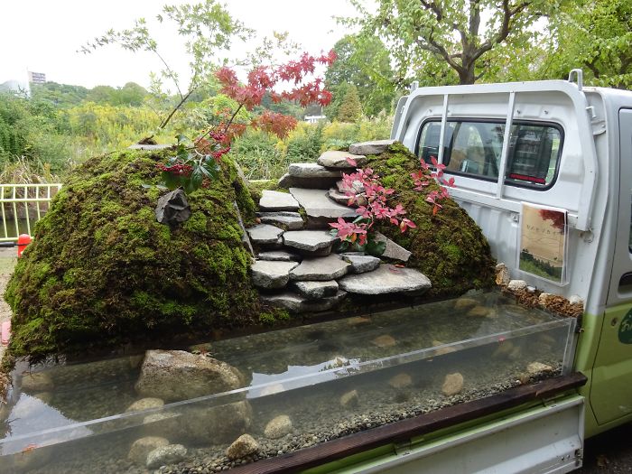 輪子上的風景：卡車上的“后花園” 哪一個最美？（組圖）