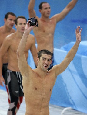 Michael Phelps:Miracle finish