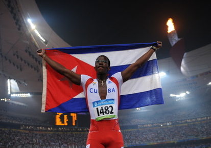 Cuba's Robles wins men's 110m hurdles gold