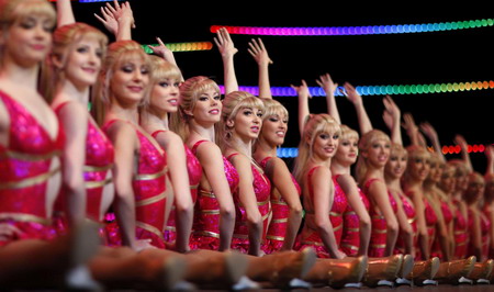 Ballet dancers pose for media in Berlin