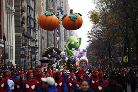 Macy's Thanksgiving day parade in New York