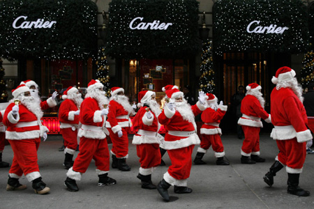 Santa Claus parades around the world