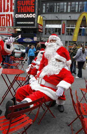 Santa Claus parades around the world