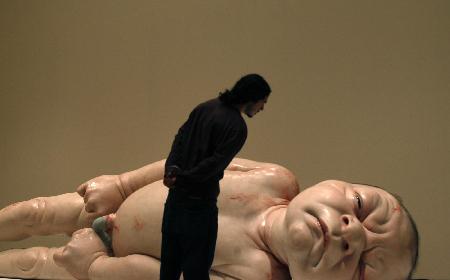 Ron Mueck's works at the National Gallery