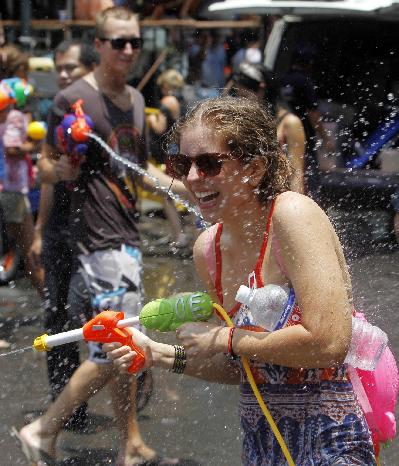 Thailand celebrates Songkran Festival