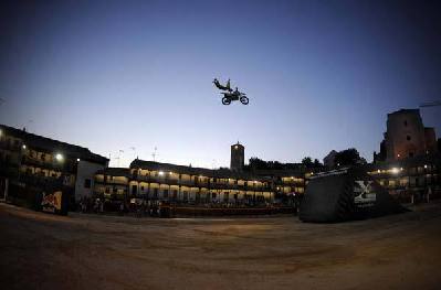 Show jump at Spain's bullfighting arena