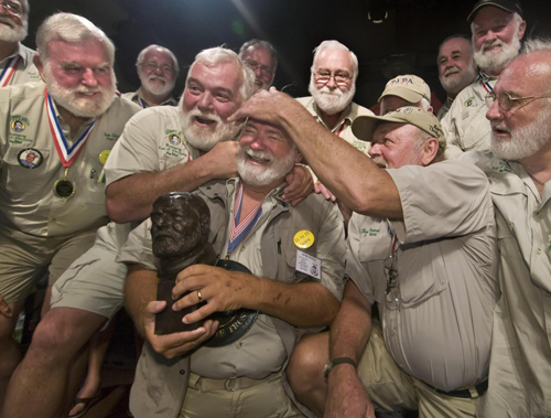 Man wins Hemingway Look-Alike Contest