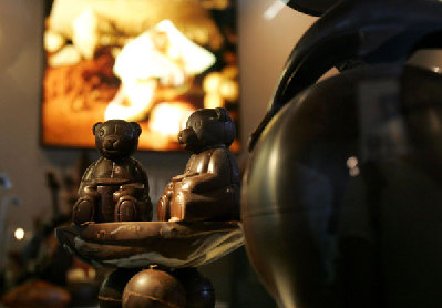 Belgium chocolate on display at Shanghai Expo