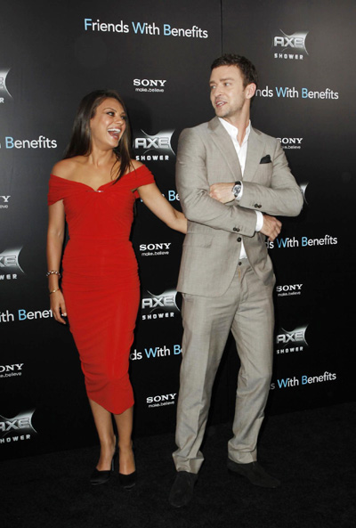 NY premiere of 'Friends With Benefits'